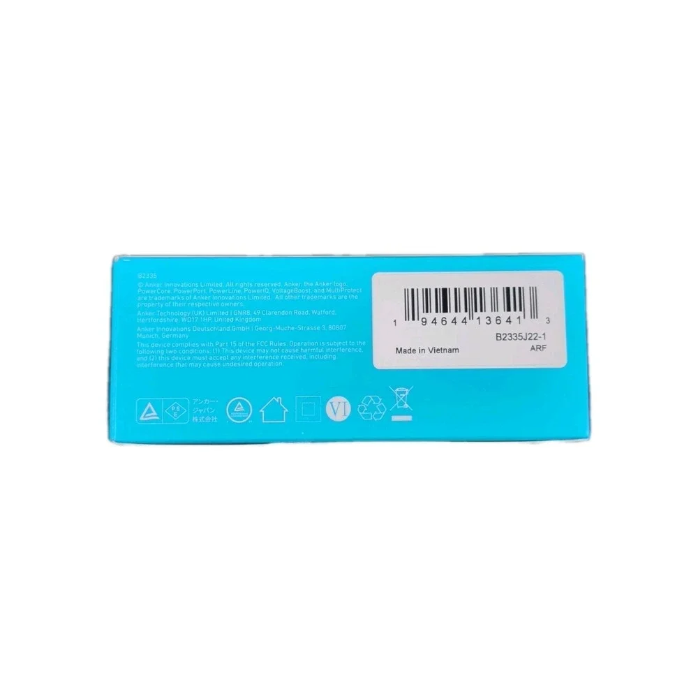 Pp6O Anker 2-Port (1-C, 1-A) 32W Wall Charger w/ Cable‎ for Apple White OPEN BOX